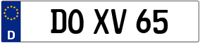Truck License Plate
